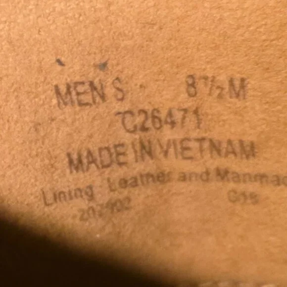 SALE - Cole-Haan 8.5-M Brown Wingtip Derby Mens Dress Shoes - Picture 12 of 12